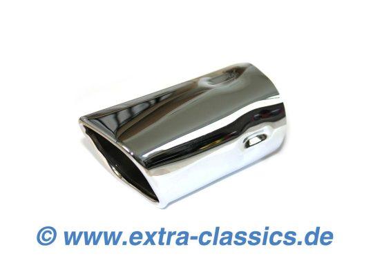 Endrohrblende Chrom 79x62mm für den 8er BMW E31 850i 850ci und E32 750i