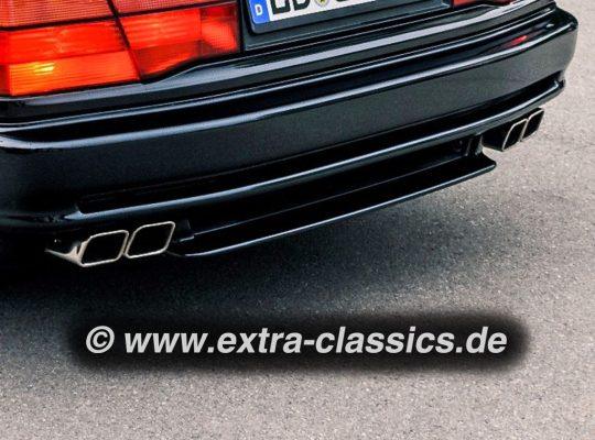 Endrohrblende Chrom 79x62mm für den 8er BMW E31 850i 850ci und E32 750i