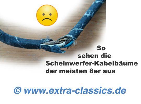 Scheinwerfer Reparatur-Kabelbaum 8er BMW E31 850i 850ci csi 840i